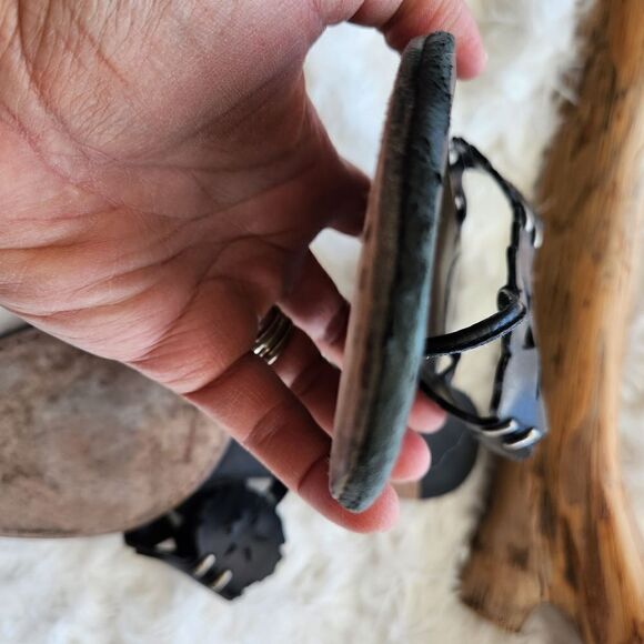 Vera wang Lavender label black sandals - Picture 7 of 13